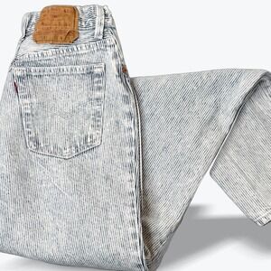 RARE 1990s Levis 501 X Nigo Hickory Striped Collectors Vintage Denim‎ Jeans